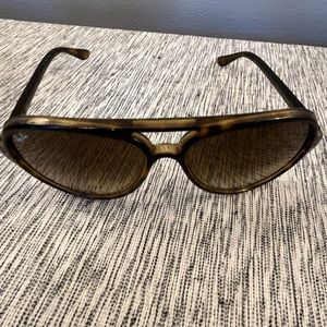 Brown Ray Ban Aviator Sunglasses